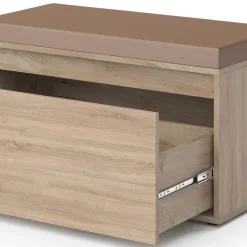 Schuhbank Iker Sonoma 80 x 45 cm Vicco