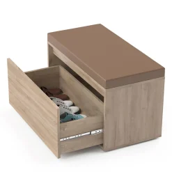 Schuhbank Iker Sonoma 80 x 45 cm Vicco