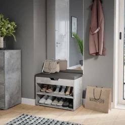Schuhbank Rolfe Beton 60 x 45 cm Vicco