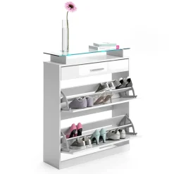 Schuhkipper Alex Weiß 89 x 104 cm Vicco