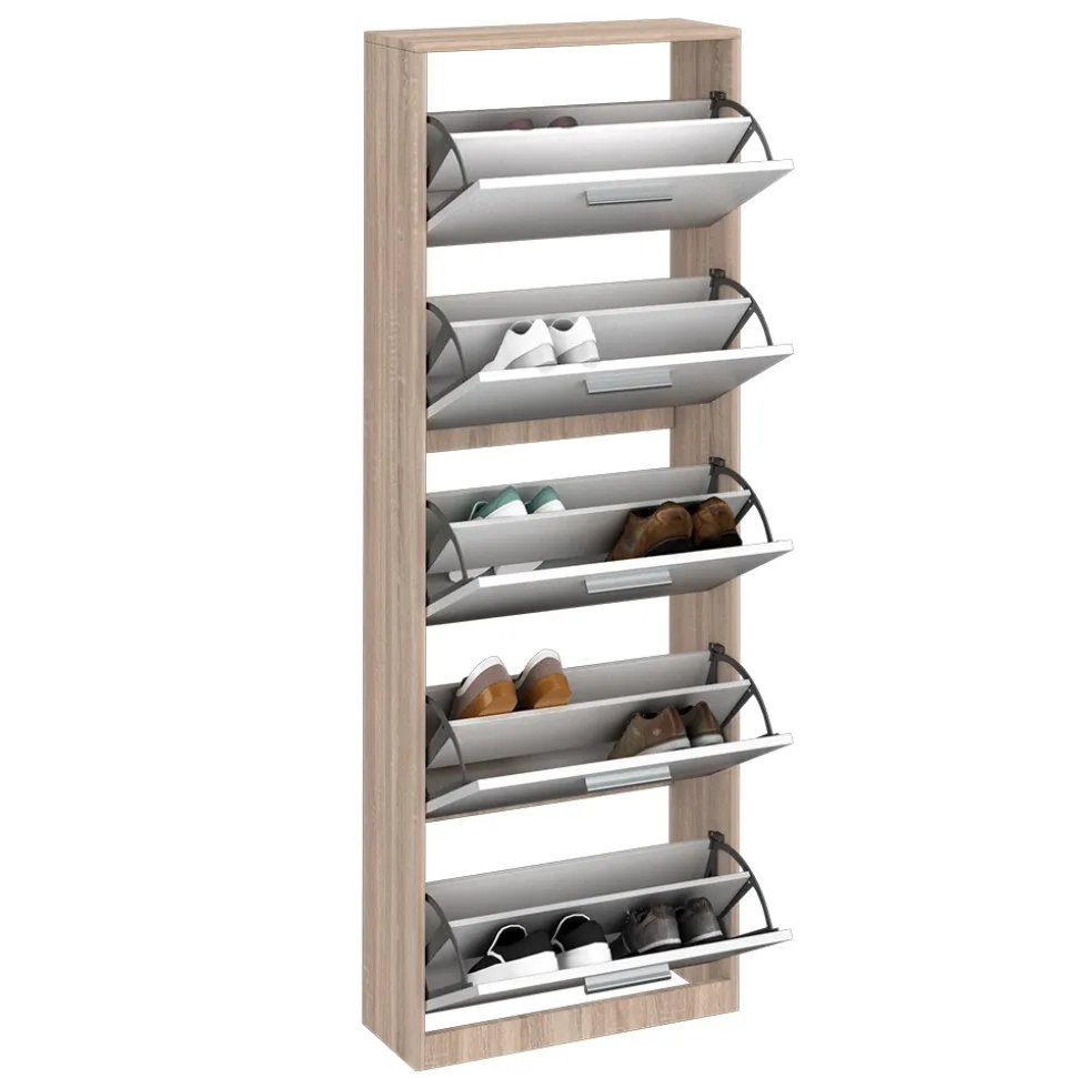 Schuhkipper Gizmo Weiß/Sonoma 59 x 169.5 cm Vicco