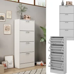 Schuhkipper Gregor Weiß 63 x 150 cm Vicco