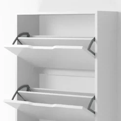 Schuhkipper Luca Weiß 59 x 169 cm 5 Fächer Vicco