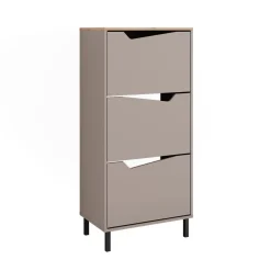 Schuhkipper Marelle Greige/Artisan 60 x 129.5 cm mit 3 Fächern Vicco