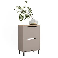 Schuhkipper Marelle Greige/Artisan 60 x 91.6 cm mit 2 Fächern Vicco