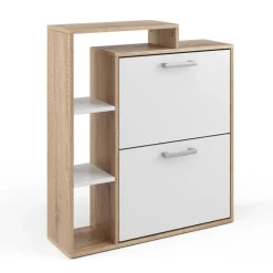 Schuhkipper Orlando Weiß/Sonoma 24.5 x 90 cm Vicco