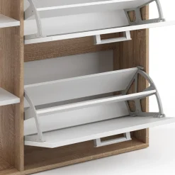 Schuhkipper Orlando Weiß/Sonoma 24.5 x 90 cm Vicco