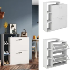 Schuhkipper Tobias Weiß 80 x 90 cm Vicco