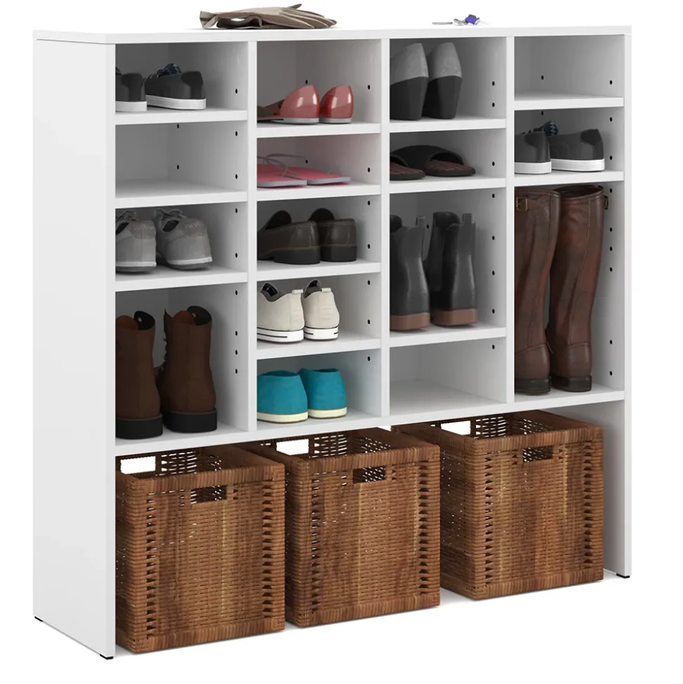 Schuhschrank Hermia Weiß 104 x 99 cm Vicco