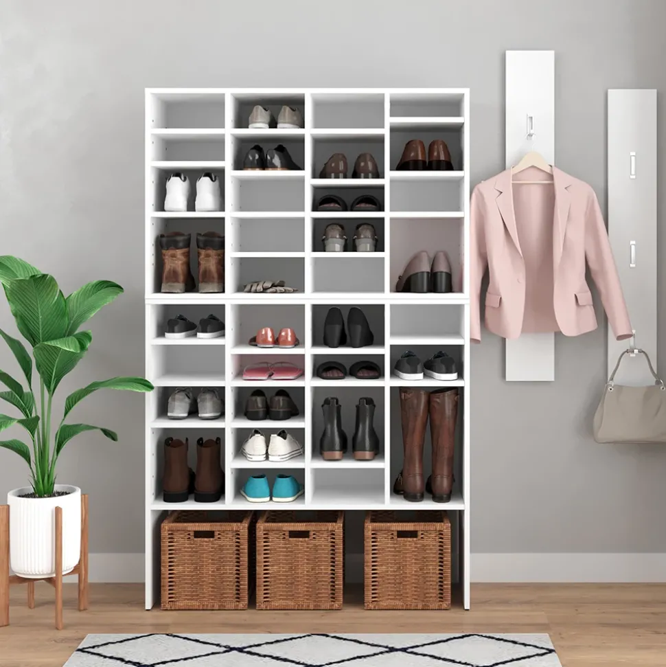 Schuhschrank Hermia Weiß 104 x 99 cm Vicco