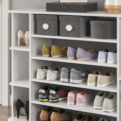 Schuhschrank Levin Weiß 116.2 x 87.4 cm Vicco