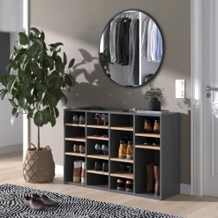 Schuhschrank Lysander Goldkraft Eiche 104 x 65.5 cm Vicco