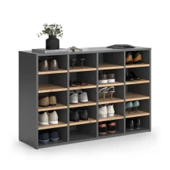 Schuhschrank Lysander Goldkraft Eiche 104 x 65.5 cm Vicco