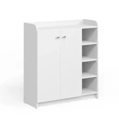 Schuhschrank Moritz Weiß 83 x 91.4 cm mit 2 Türen Vicco