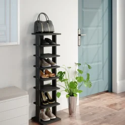 Schuhschrank Sara Anthrazit 26.7 x 110 cm Vicco