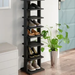 Schuhschrank Sara Anthrazit 26.7 x 110 cm Vicco