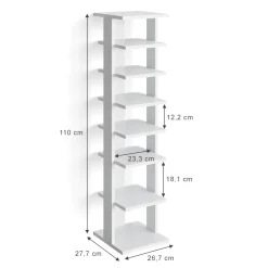 Schuhschrank Sara Weiß 26.7 x 110 cm Vicco
