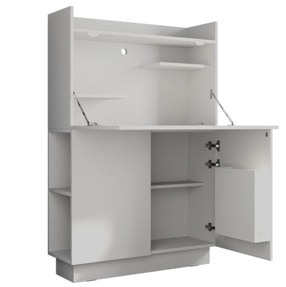 Sekretär Schreibtisch Alena Weiß 85 x 27 cm Vicco