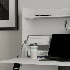 Sekretär Schreibtisch Alena Weiß 85 x 27 cm Vicco