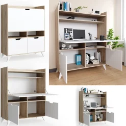 Sekretär Schreibtisch Berdi Sonoma 110 x 45 cm Vicco