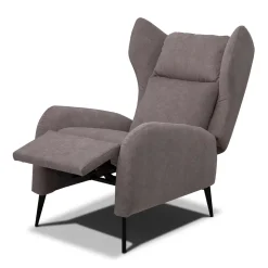 Sessel Chelsea Grau mit Liegefunktion Vitalispa