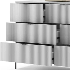 Sideboard Eliza Grau 42 x 81 cm Vicco