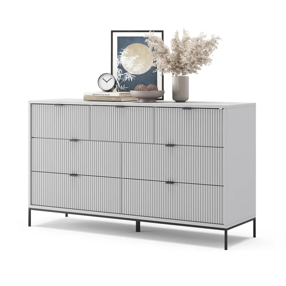 Sideboard Eliza Grau 42 x 81 cm Vicco