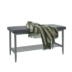 Sitzbank Grand Grau 85 x 35 cm Vicco