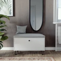 Sitzbank Siri Weiß 80 x 46 cm Vicco