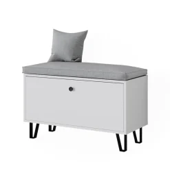 Sitzbank Siri Weiß 80 x 46 cm Vicco