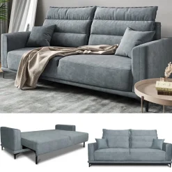 Sofa Caprioli Grau 236 cm Vitalispa