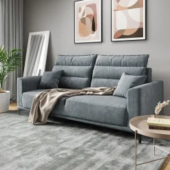 Sofa Caprioli Grau 236 cm Vitalispa