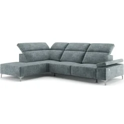 Sofa L Form James Grau 301 x 218 cm Linke Ecke Vitalispa