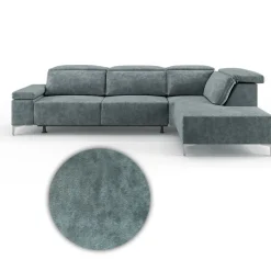 Sofa L Form James Grau 218 x 301 cm Rechte Ecke Vitalispa