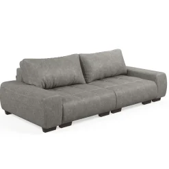 Sofa L Form Perry Grau 260 x 120 cm Vitalispa