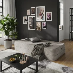 Sofa Lille Beige 190 cm mit Schlaffunktion Vitalispa