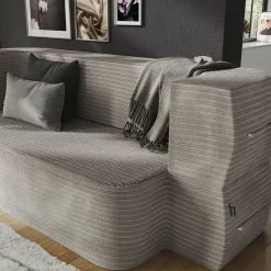 Sofa Lille Beige 190 cm mit Schlaffunktion Vitalispa
