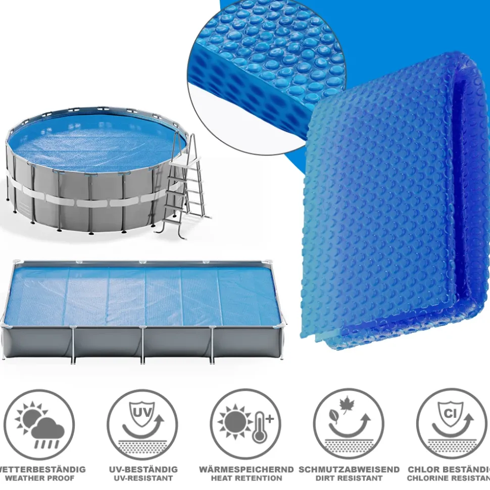 Solarfolie Blau 450 cm robuste 400µ My Solarplane OK-Living