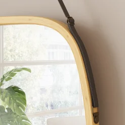 Spiegel Mirno Bambus 44 x 1.5 cm mit verstellbarem Gurt Vicco