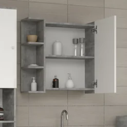 Spiegelschrank Fynn Beton 62 x 64 cm Vicco