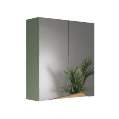 Spiegelschrank Marelle Grün/Artisan 60 x 67 cm mit höhenverstellbarem Einlegeboden Vicco