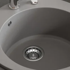 Spülbecken Beton 50.5 x 50.5 cm Rund Bergström