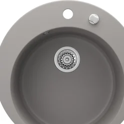 Spülbecken Beton 50.5 x 50.5 cm Rund Bergström