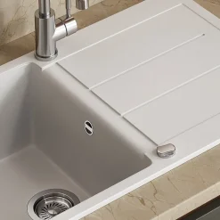 Spülbecken Kapstadt Weiß 78 x 50 cm Bergström