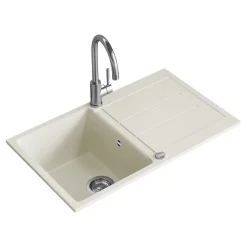 Spülbecken Kapstadt Weiß 78 x 50 cm Bergström