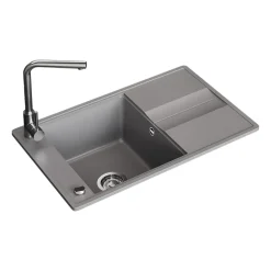 Spülbecken Kyoto Grau 78 x 50 cm Bergström