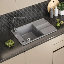 Spülbecken Kyoto Grau 78 x 50 cm Bergström