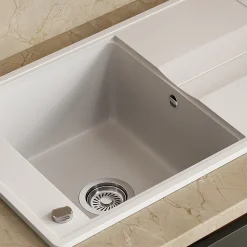 Spülbecken Kyoto Weiß 78 x 50 cm Bergström