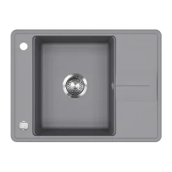 Spülbecken Osaka Grau 67 x 50 cm Bergström