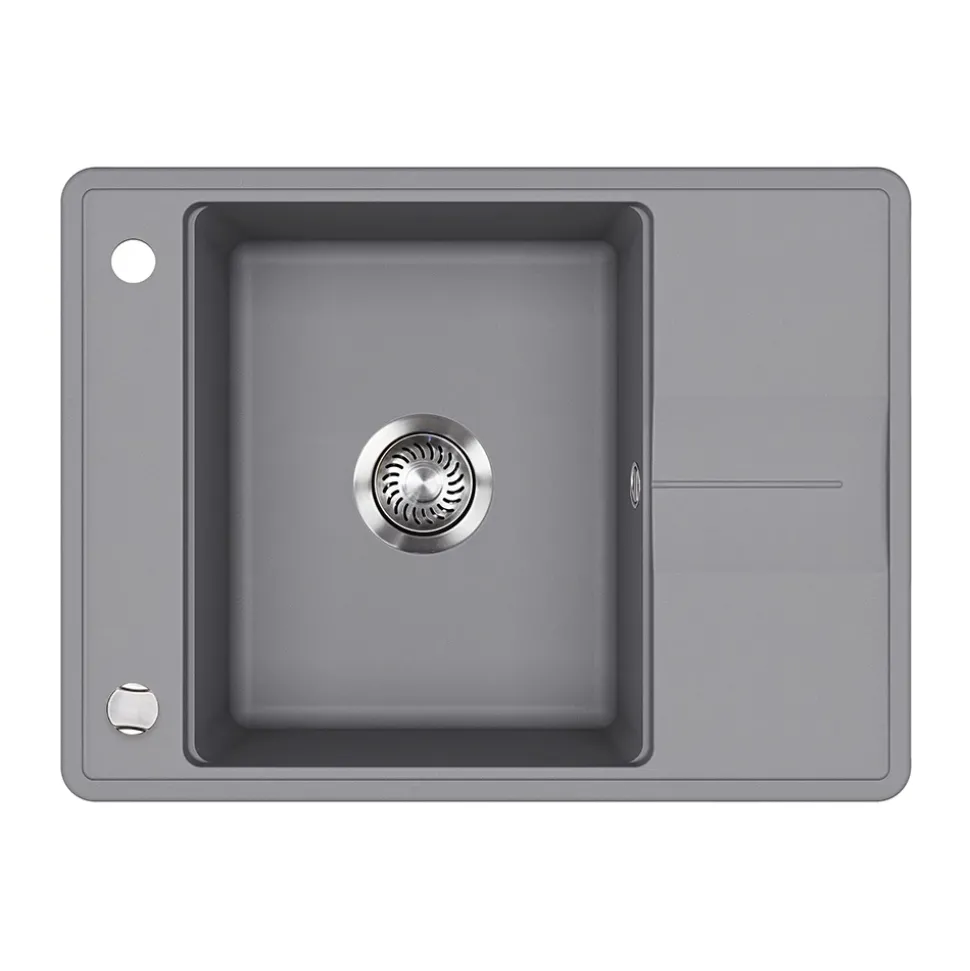 Spülbecken Osaka Grau 67 x 50 cm Bergström